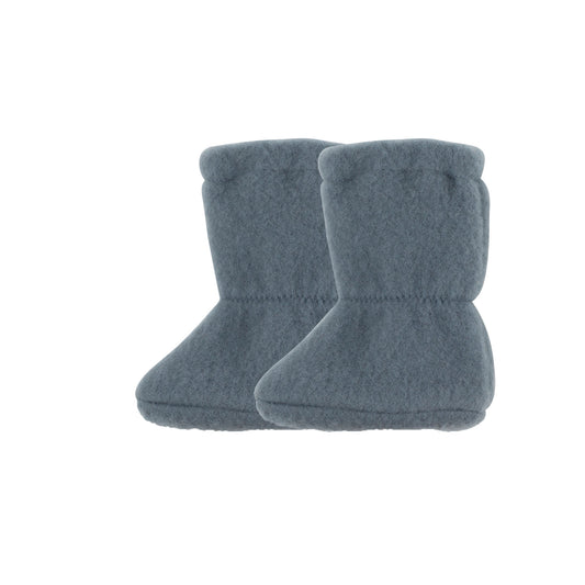 PurePure Baby-Stiefelchen Wollfleece, Stormy Blue