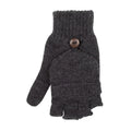PurePure Damen Handschuhe Halbf./Faust, Anthrazit
