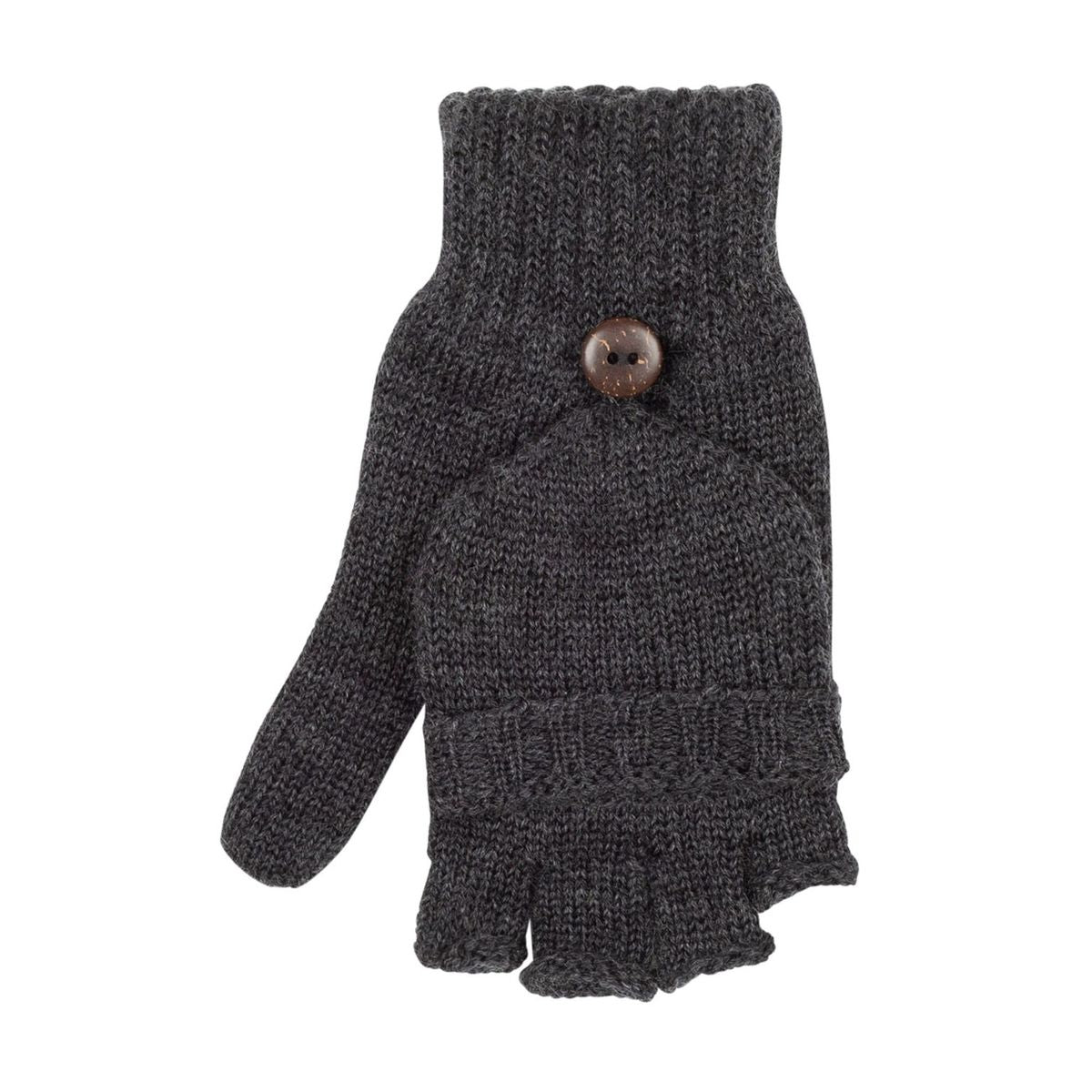 PurePure Damen Handschuhe Halbf./Faust, Anthrazit