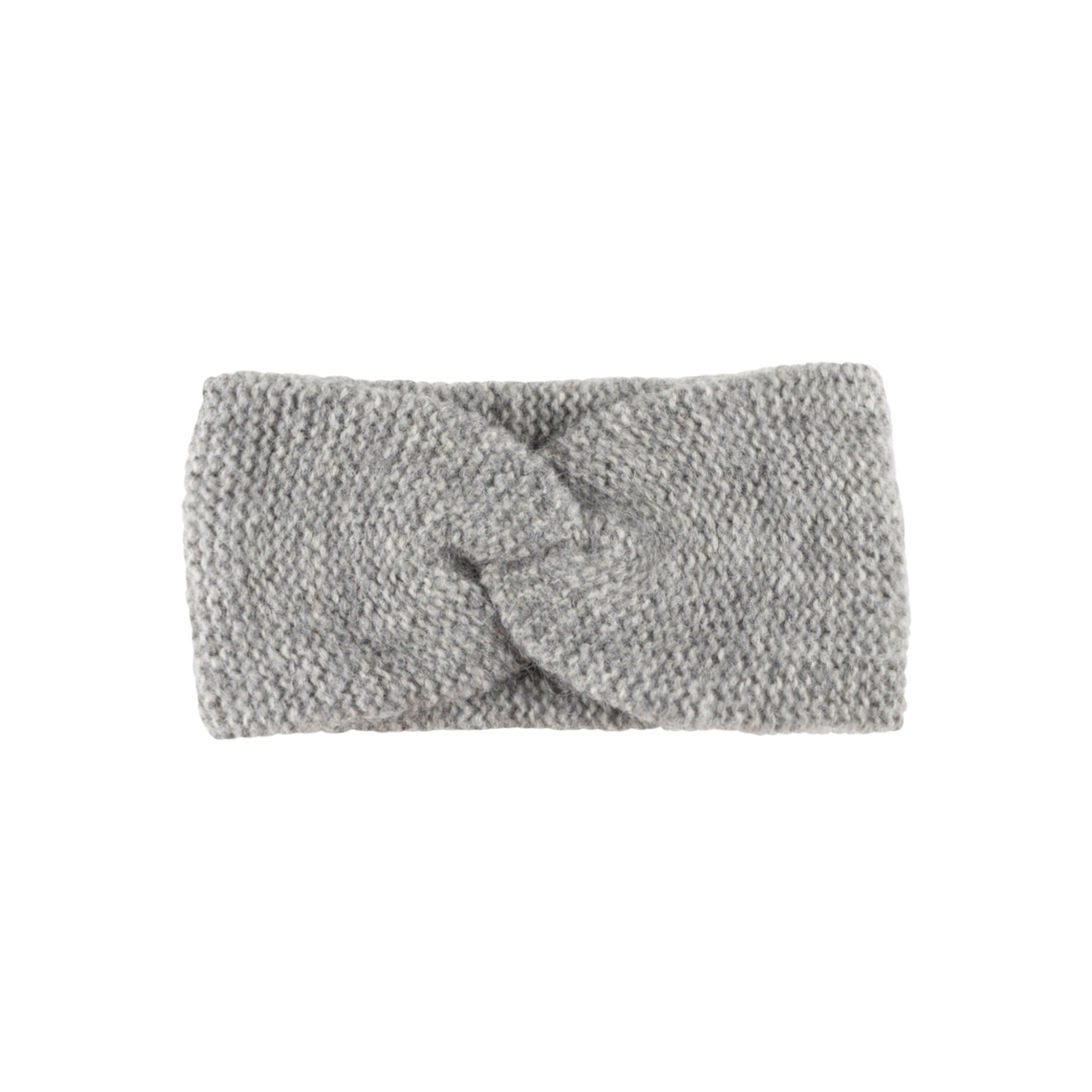 PurePure Damen-Stirnband Alpaka, Grau-melange
