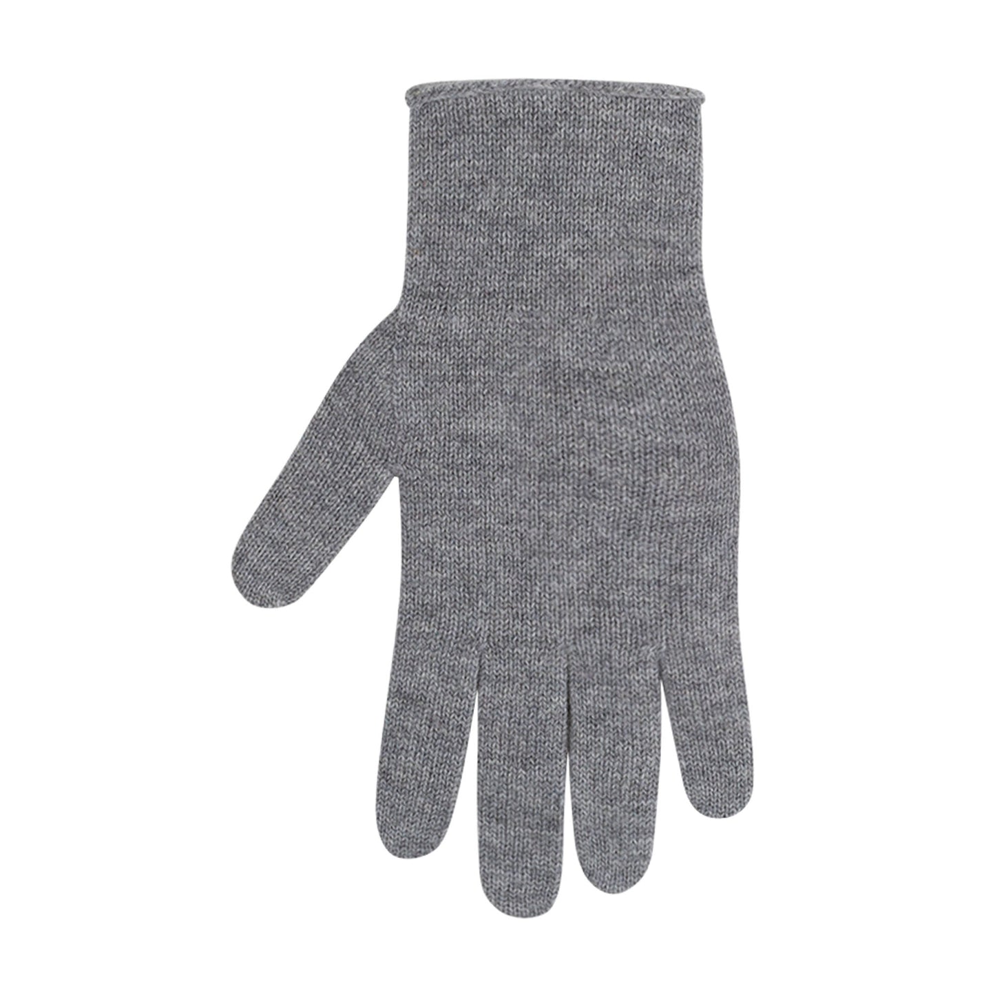 PurePure Damen Handschuhe Kaschmir, Grau Melange