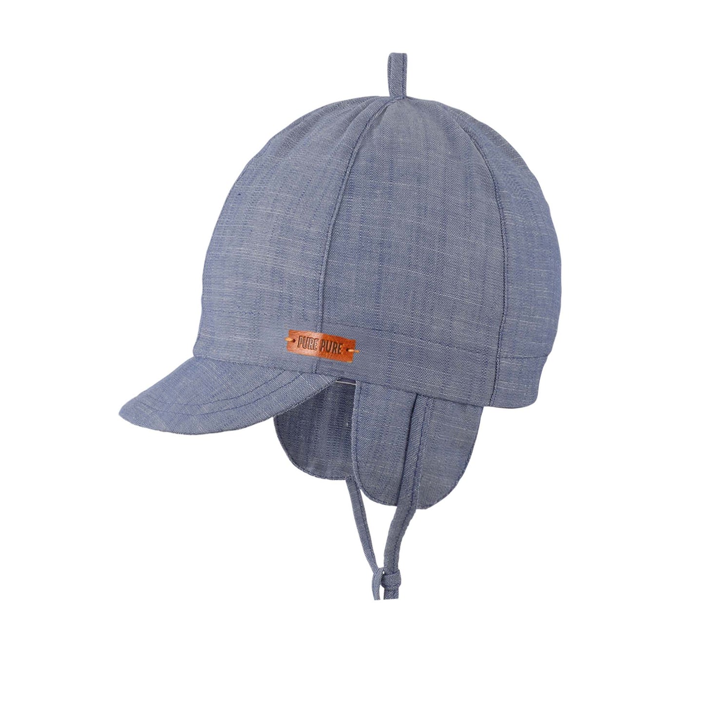 PurePure Baby-Schirmmütze, Jeansblau
