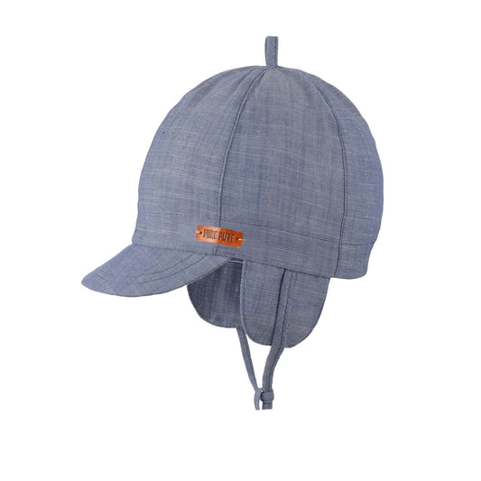 PurePure Baby-Schirmmütze, Jeansblau