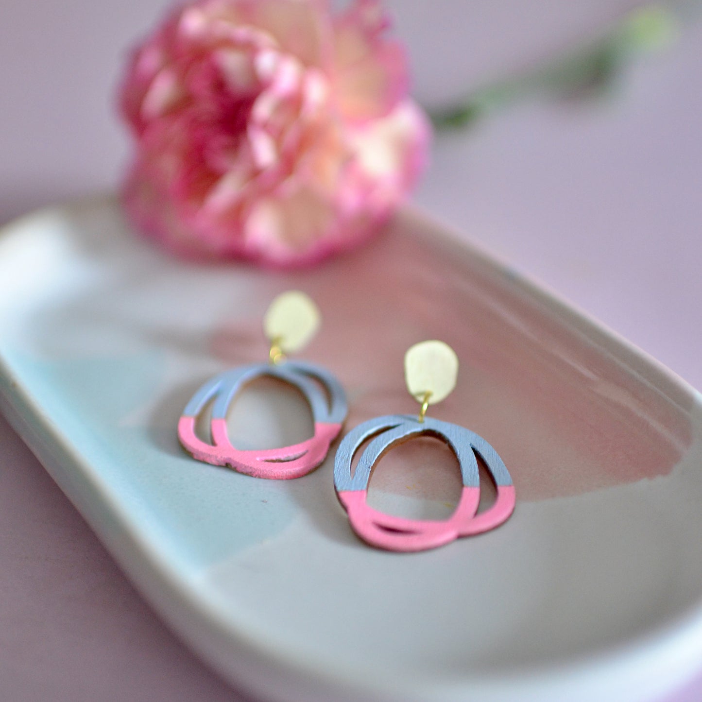 Rasmussons Ohrstecker United, Pastel Mix