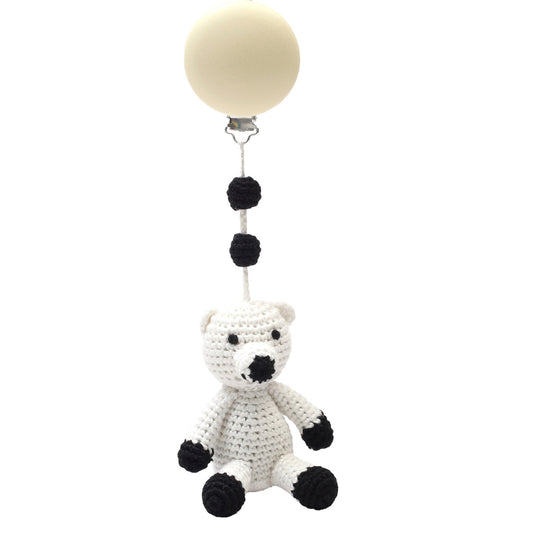 Rassel mit Clip Sir Polarbear