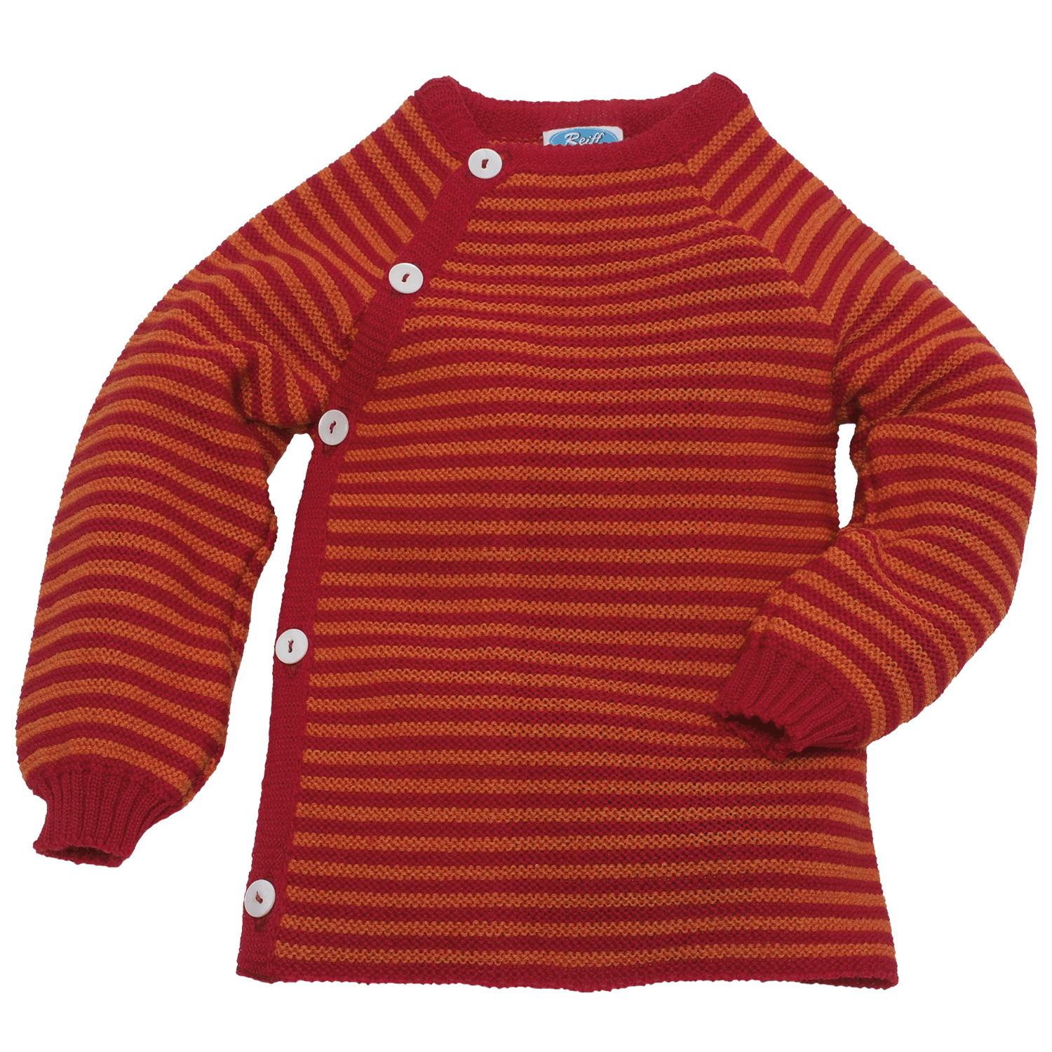 Reiff Schlüttli Wolle Ringel, Burgund/Cayenne