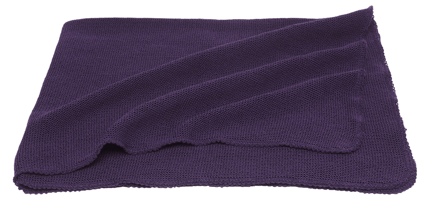 Reiff Baby-Wolldecke, Aubergine