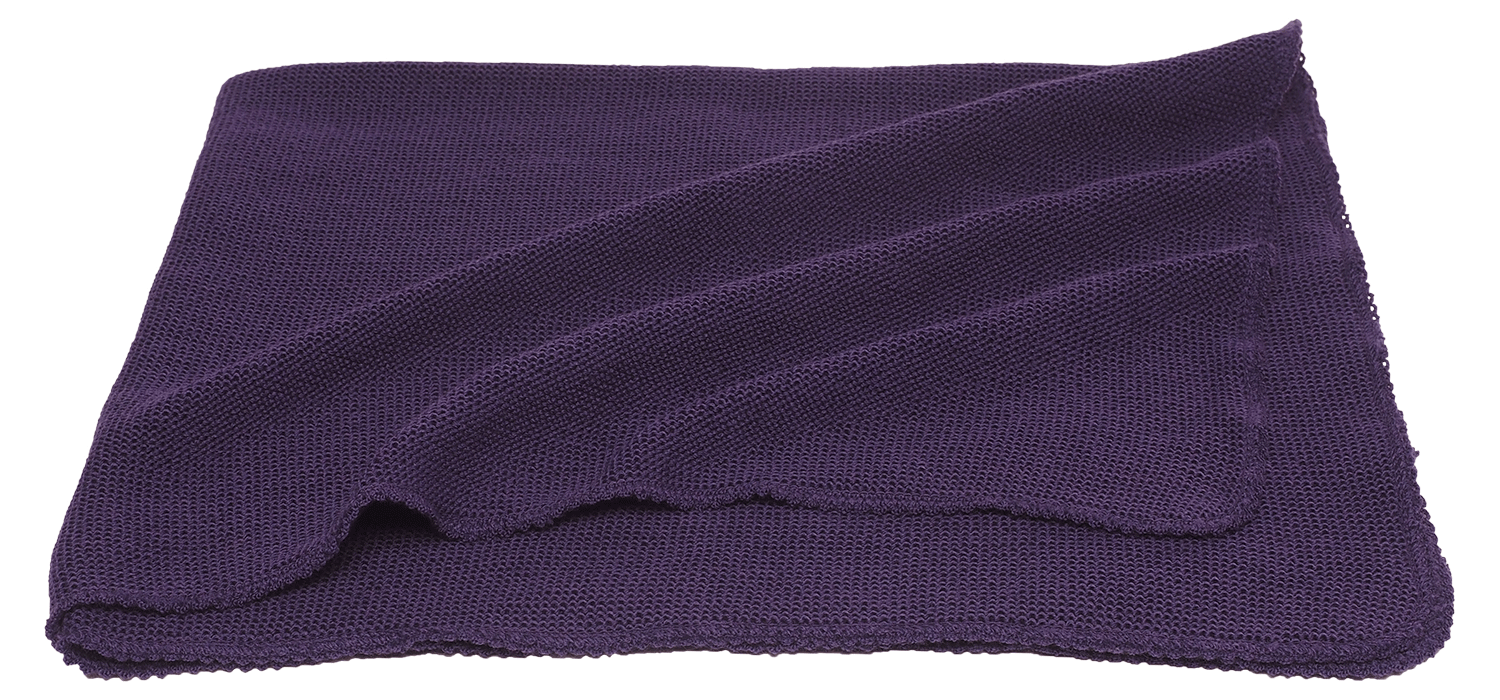 Reiff Baby-Wolldecke, Aubergine