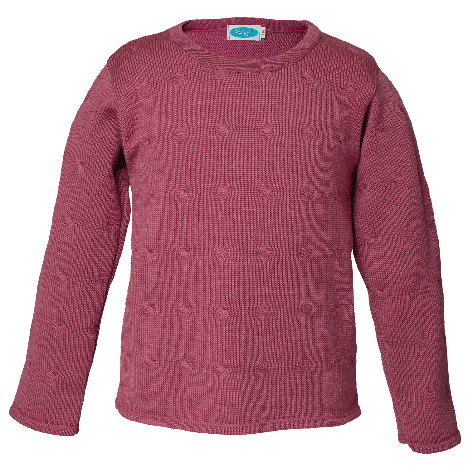 Reiff Kinder-Wollpullover Twist, Malve
