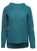 Reiff Damen Krepp-Pulli Frieda Wolle, Smaragd