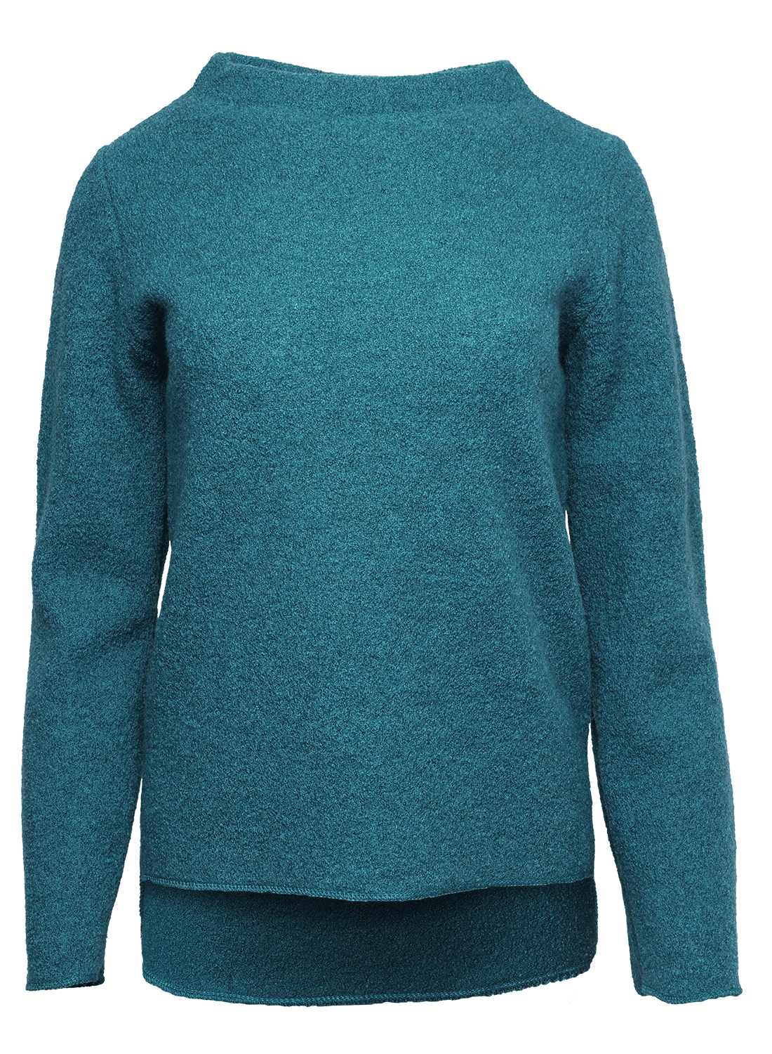 Reiff Damen Krepp-Pulli Frieda Wolle, Smaragd
