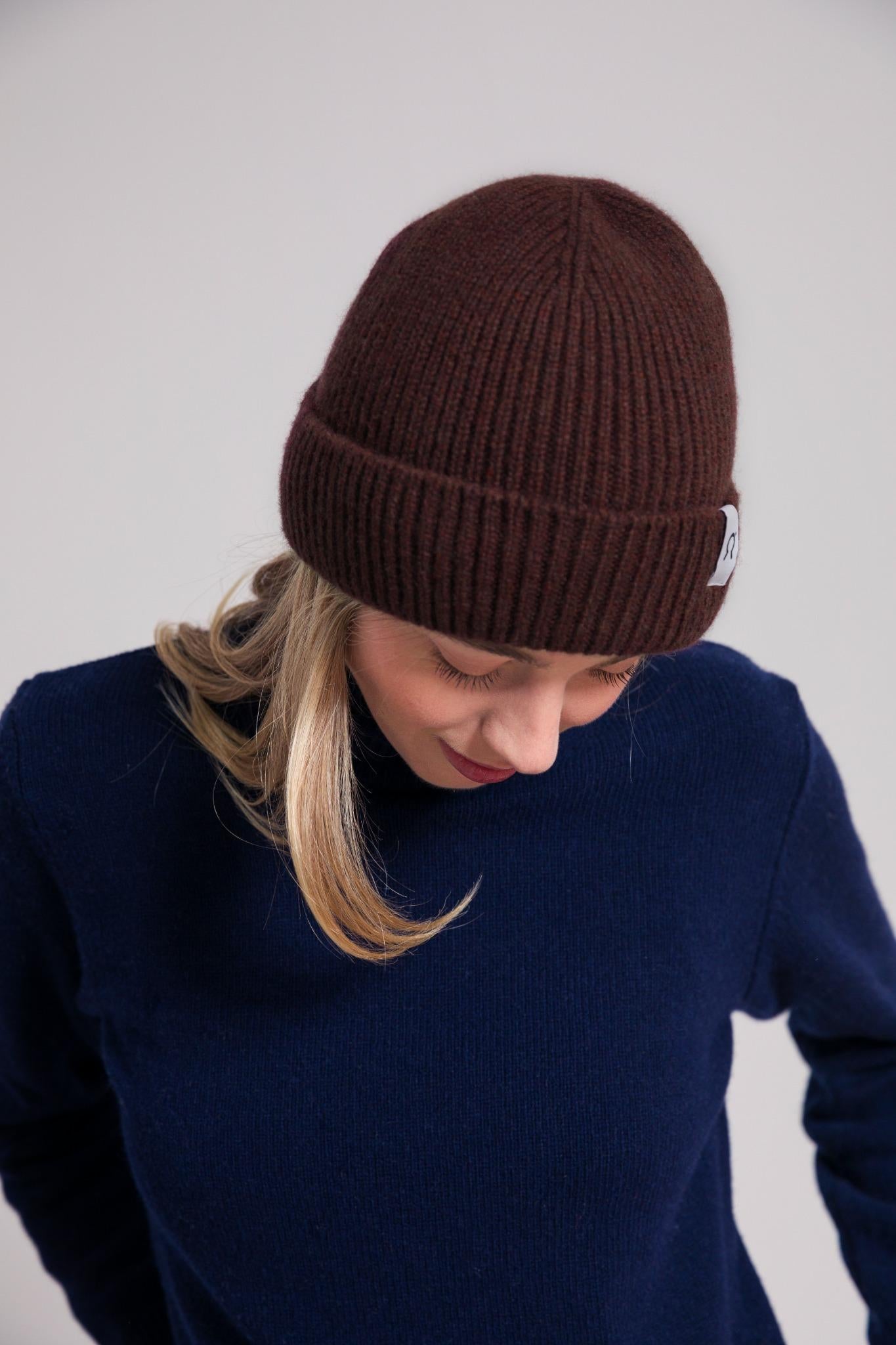 Rifo Erwachsenen-Mütze Marcello Cashmere (rec.), Brown Caffè
