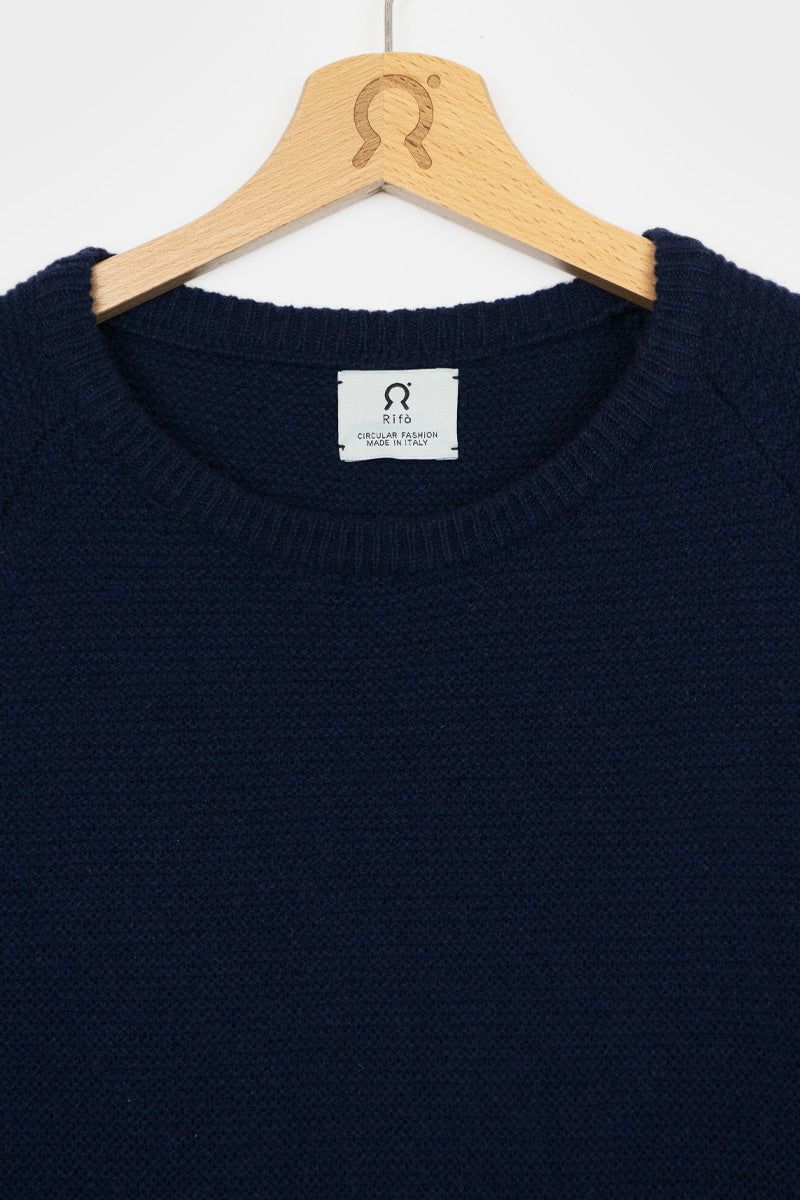 Rifo Pullover Laura, Wolle (rec.), Grigio Calce