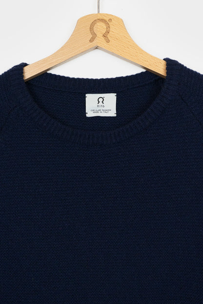 Rifo Pullover Laura, Wolle (rec.), Grigio Calce