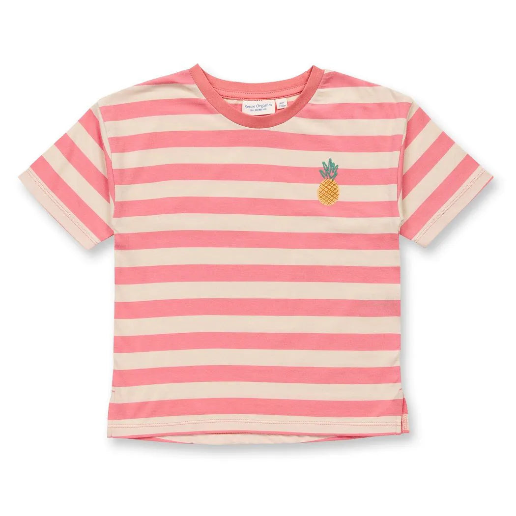 Sense Organics T-Shirt Sophie, Ringel/Ananas