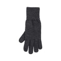 PurePure Kinder Strick-Handschuhe Wolle, Anthrazit