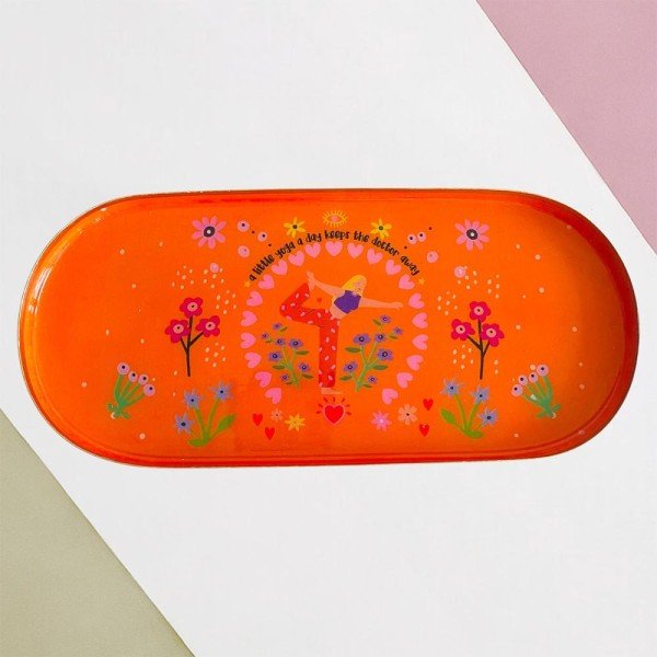 NOI Hamburg Tablett M, Yogacircle Orange