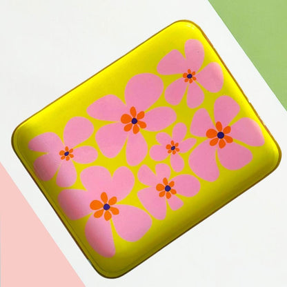 NOI Hamburg Tablett Square L, Yellow Bold Flower