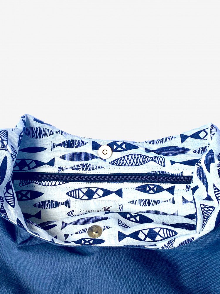 Lindwurm Umhängetasche Ginger, Blau