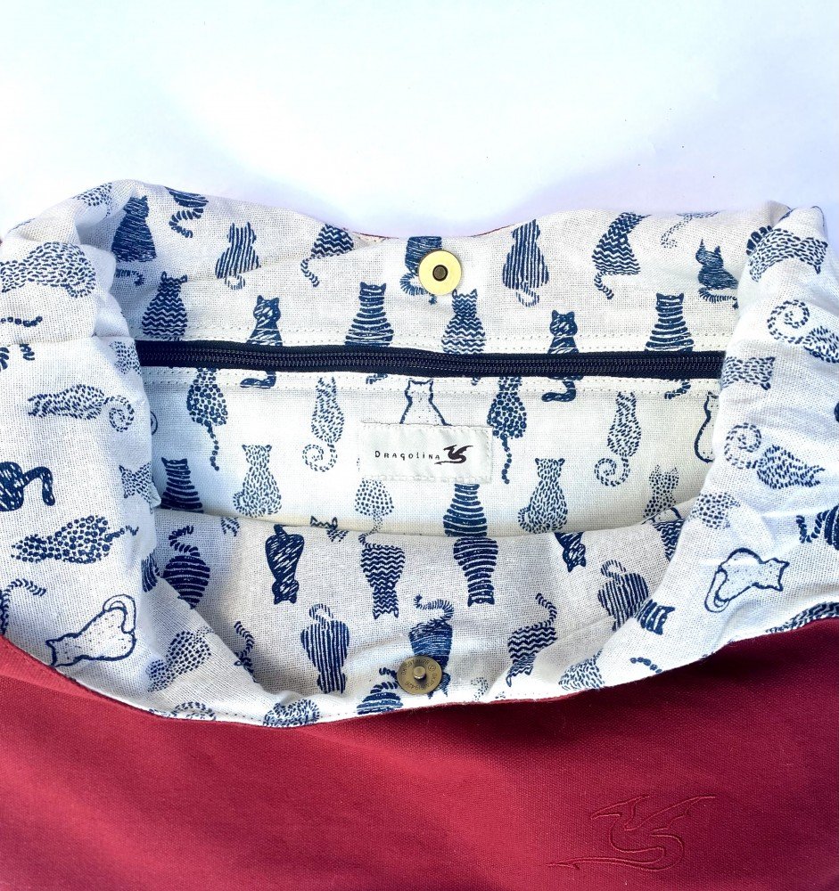 Lindwurm Umhängetasche Ginger, Beere