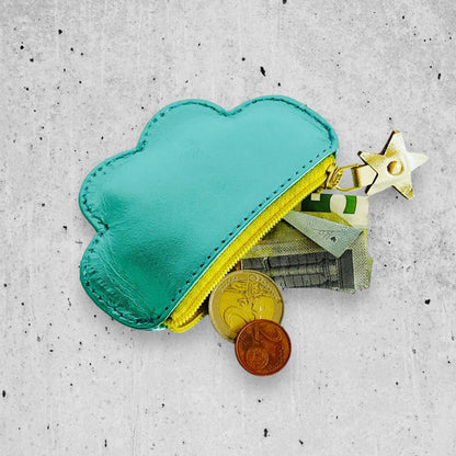 NOI Hamburg Münztäschchen Cloud, Smaragd