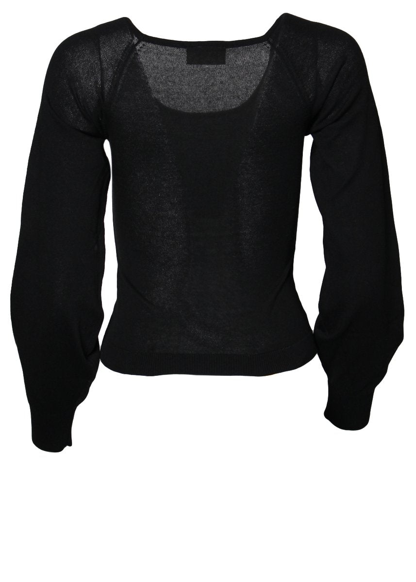Circus Strickpullover kurz, Black