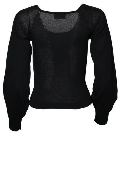 Circus Strickpullover kurz, Black