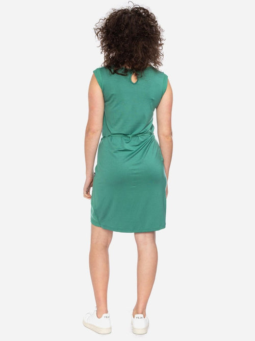 Ato Berlin Damen Kleid Goretti, Hellgrün