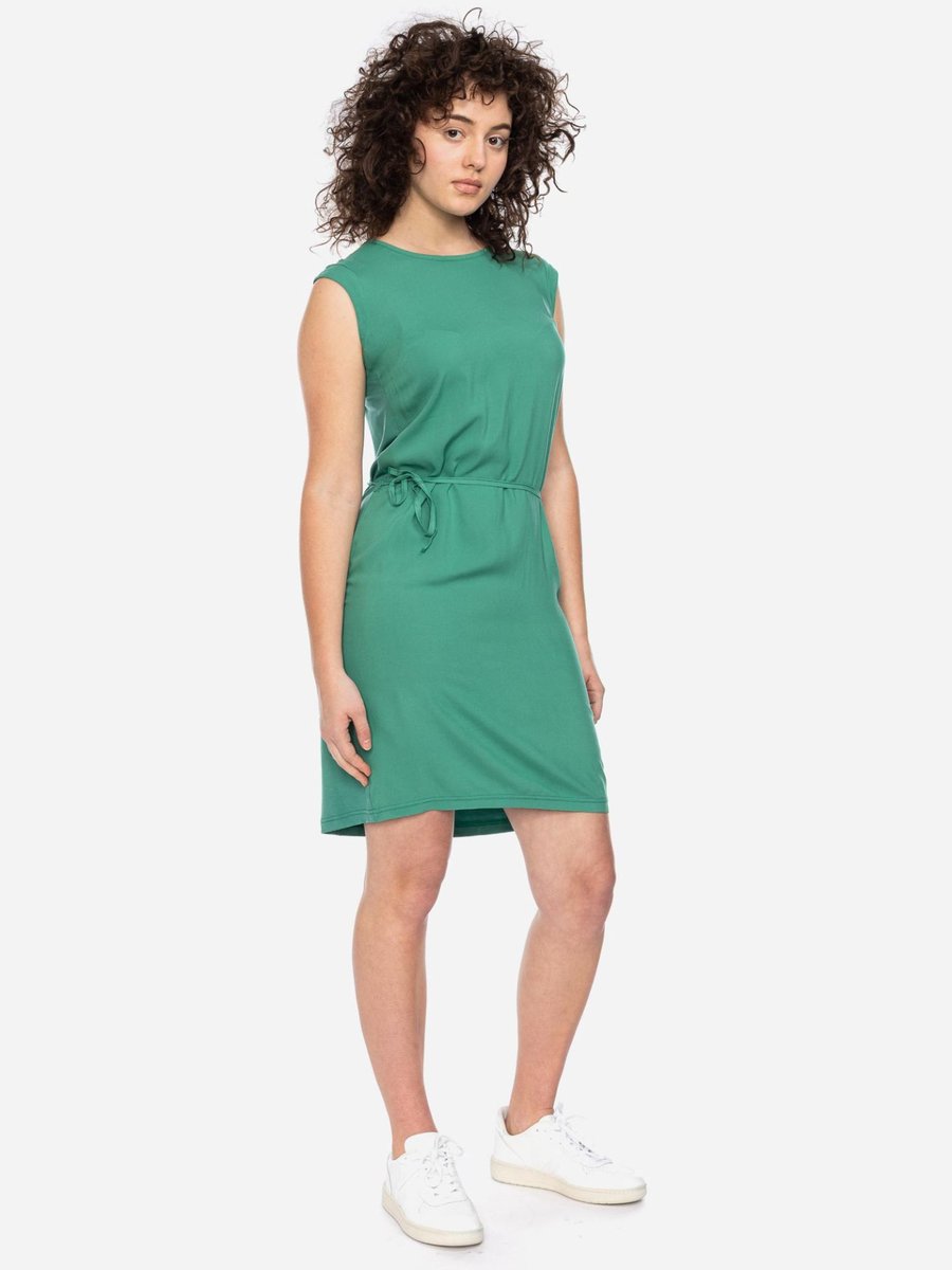 Ato Berlin Damen Kleid Goretti, Hellgrün