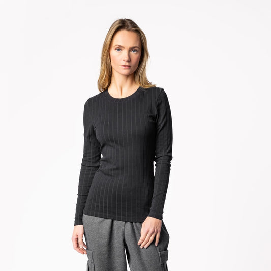 Living Crafts Langarmshirt Saphira, schwarz