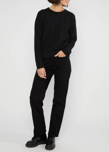 Blutsi Chic Promenade, diamond knit black