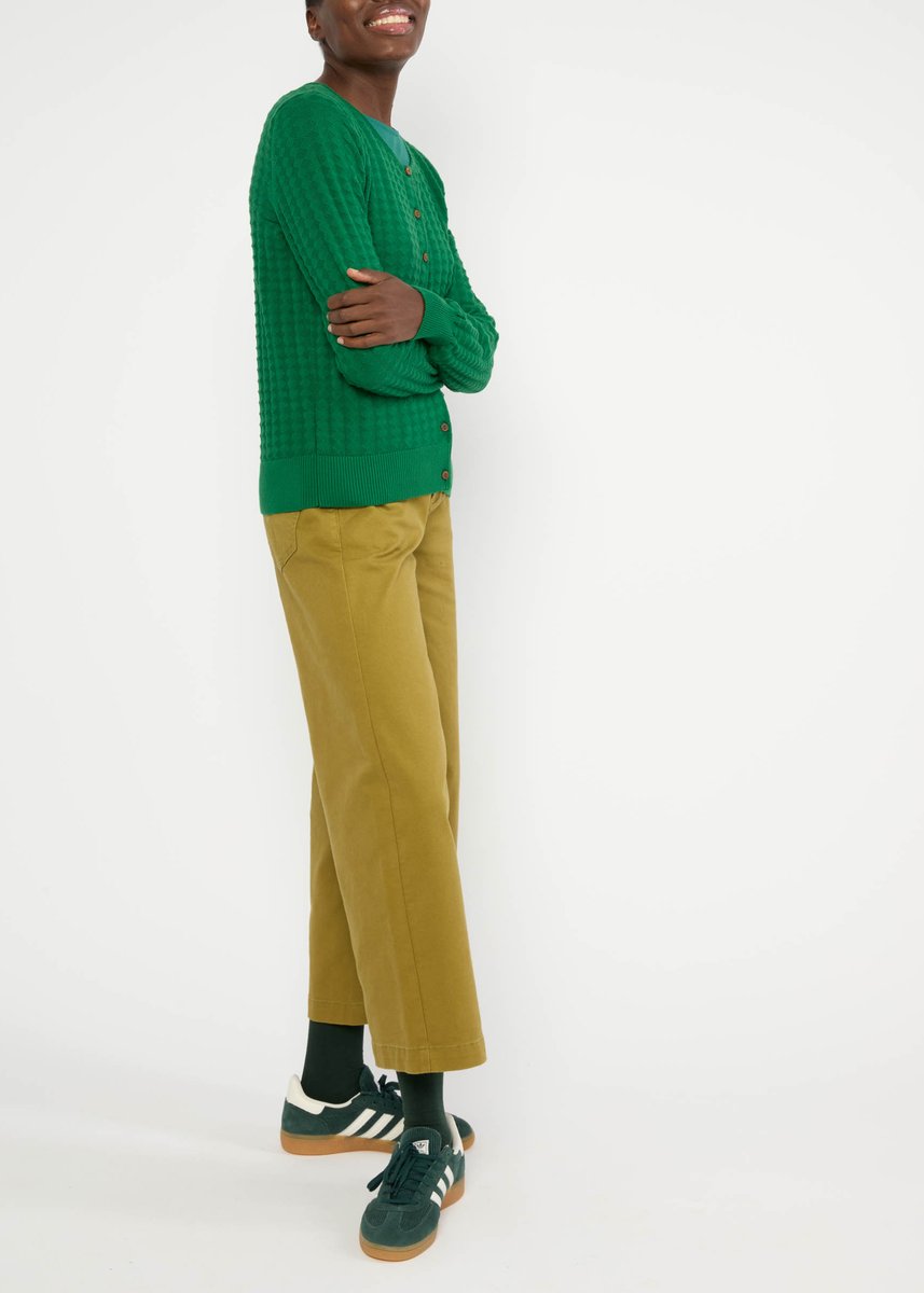 Blutsi Cardigan Save the Brave, boogie green