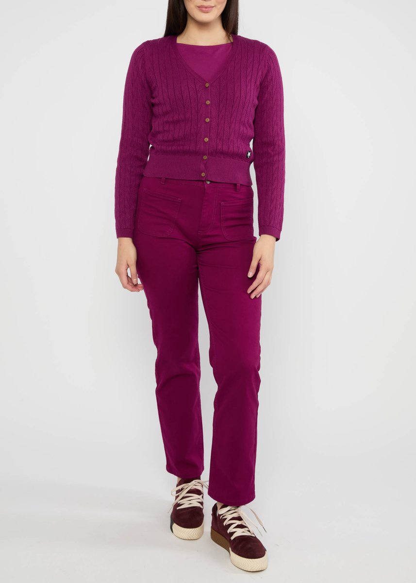 Blutsgeschwister Cardigan Save the World, starlight pink