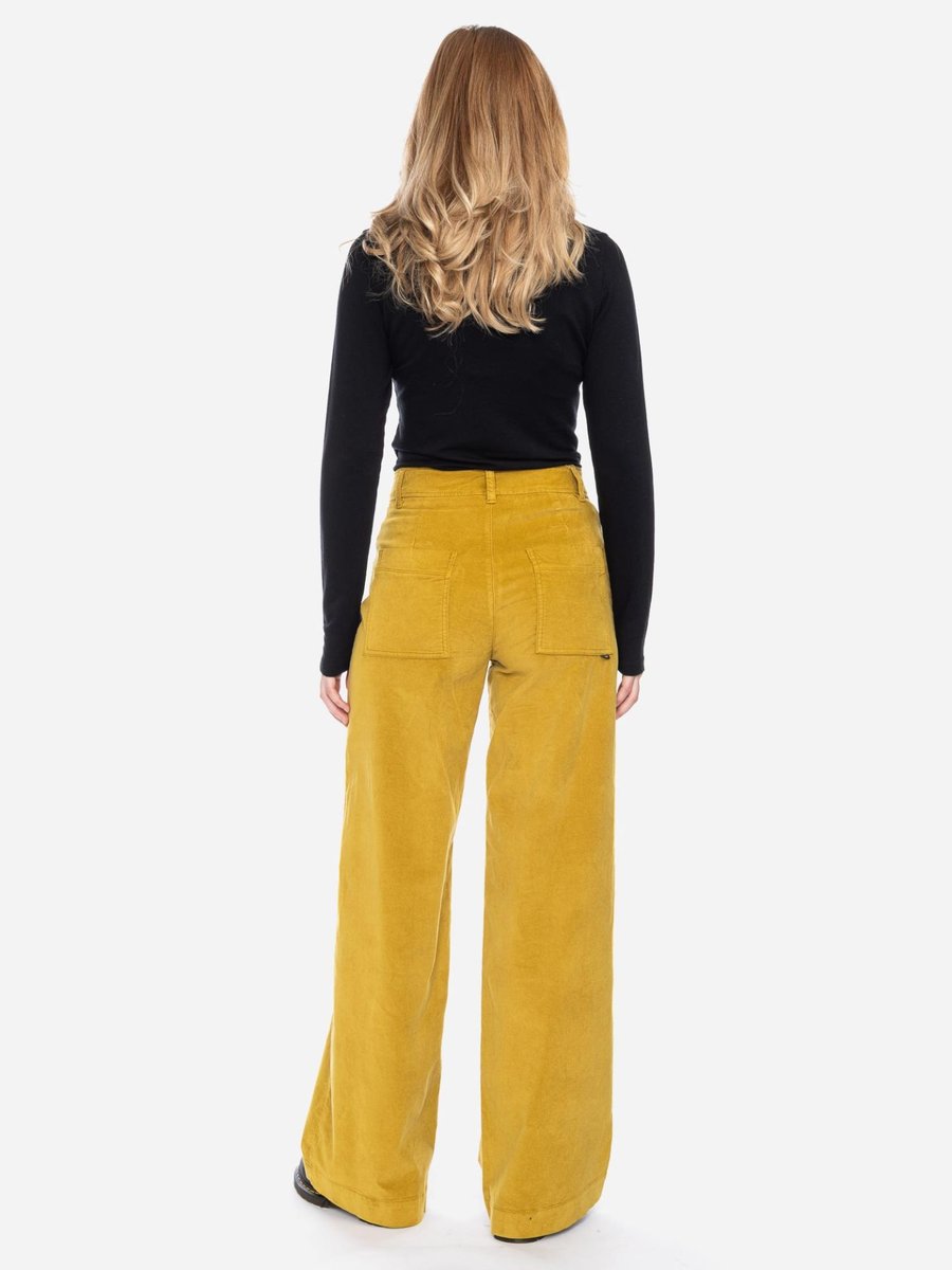 Ato Berlin Hose Lacy Samt, Olive