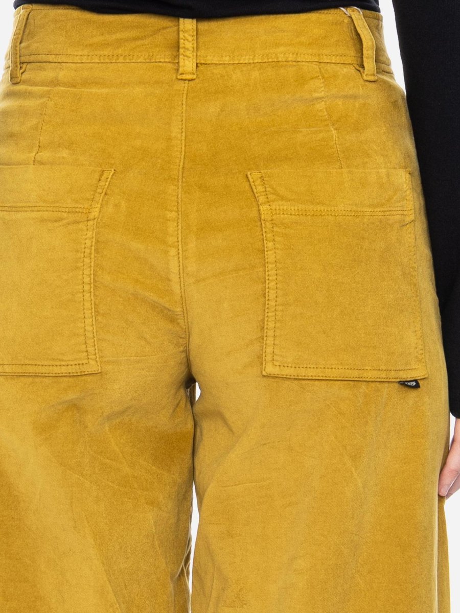 Ato Berlin Hose Lacy Samt, Olive