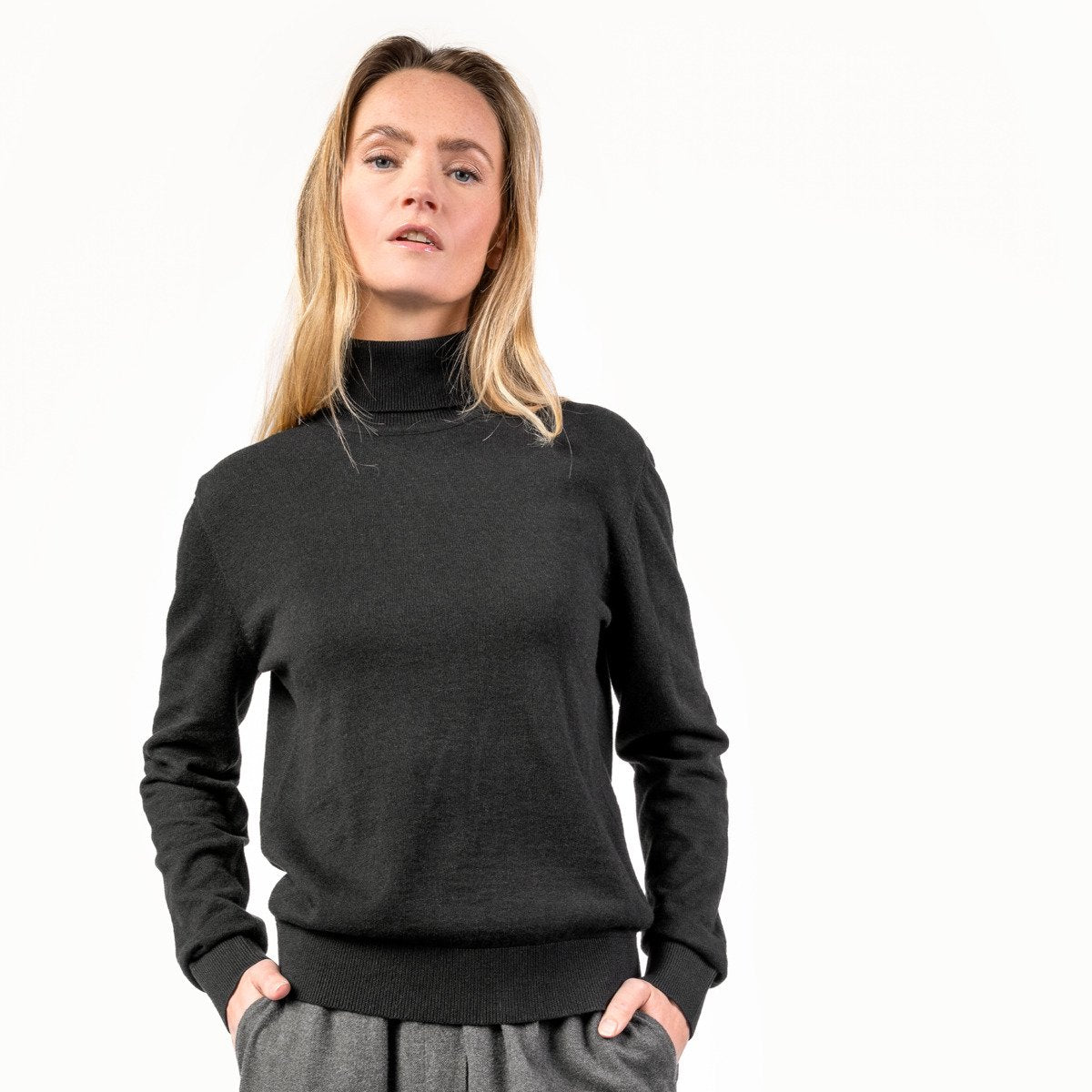 Living Crafts Pullover Urania, schwarz