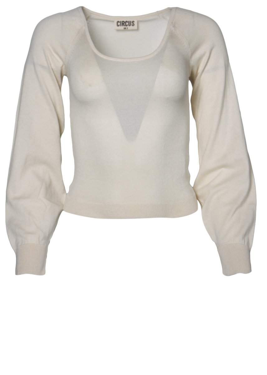 Circus leichter Strickpulli, Ivory
