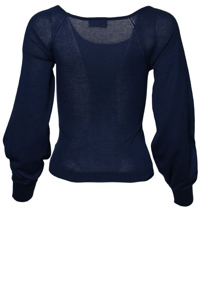 Circus leichter Strickpulli, Navy Peony