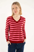 DanefaeCPH Danesaint Merino-Sweater, Rust/SpicyPink