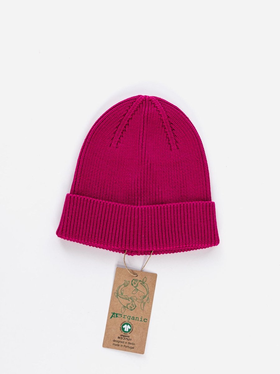 Ato Berlin - Baumwoll-Mütze Maxim, Fuchsia