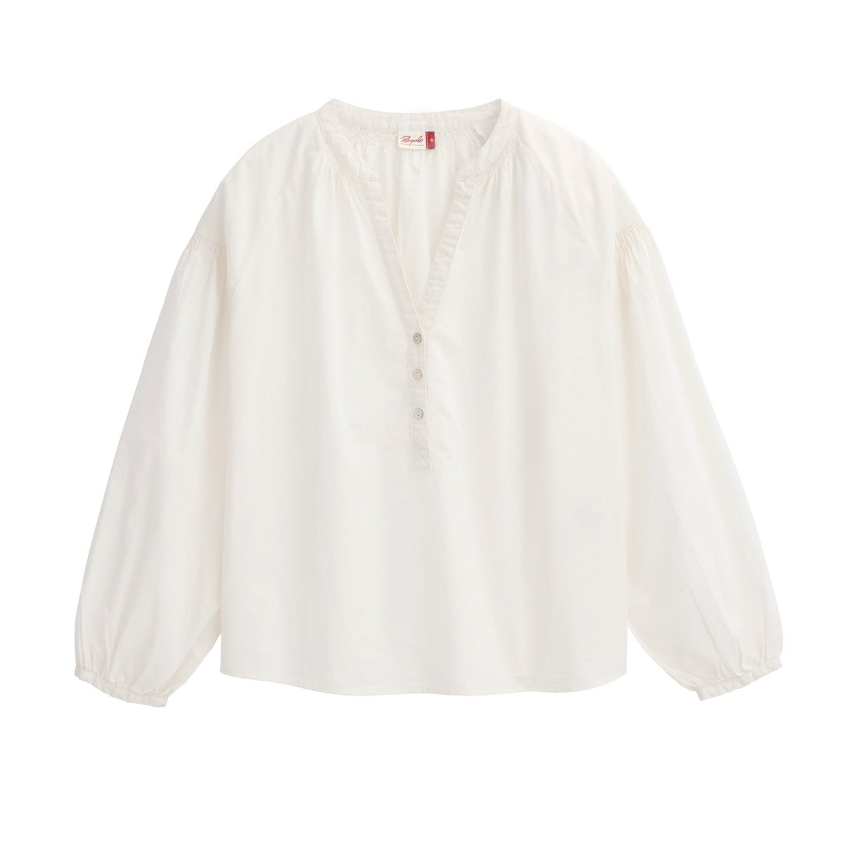 PWO Langarm-Bluse, offwhite