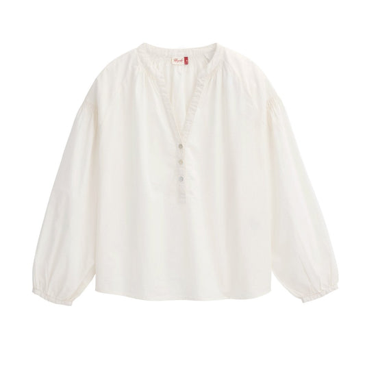 PWO Langarm-Bluse, offwhite