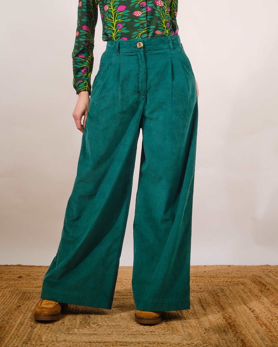 Pretty Vacant Cordhose Sophia, Green / 8