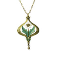 Urban Hippies Halskette Arabella White/Teal, Gold
