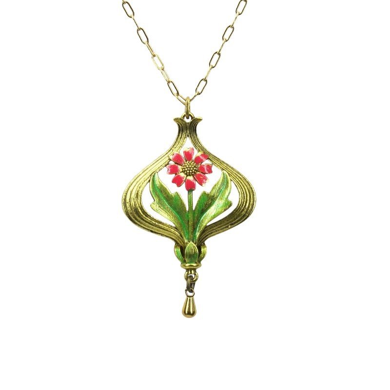 Urban Hippies Halskette Arabella Red, Gold