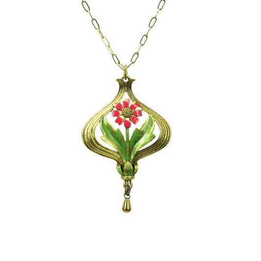 Urban Hippies Halskette Arabella Red, Gold