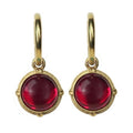 Urban Hippies Ohrringe Saga, Ruby/Gold