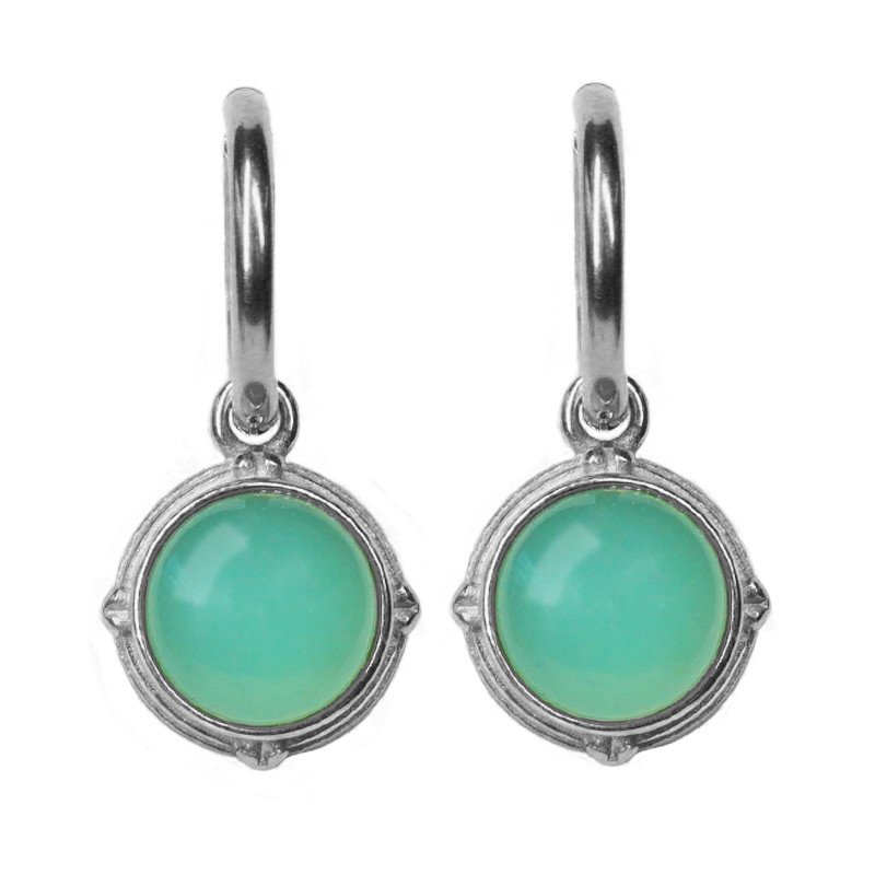 Urban Hippies Ohrringe Saga, Sea/Silver