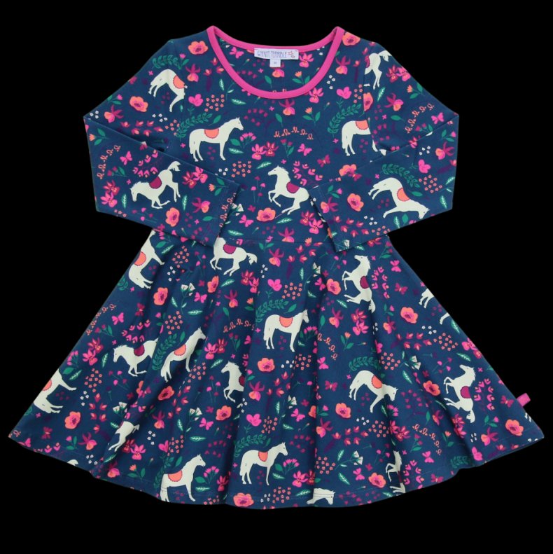 Enfant Terrible Drehkleid Pferdedruck