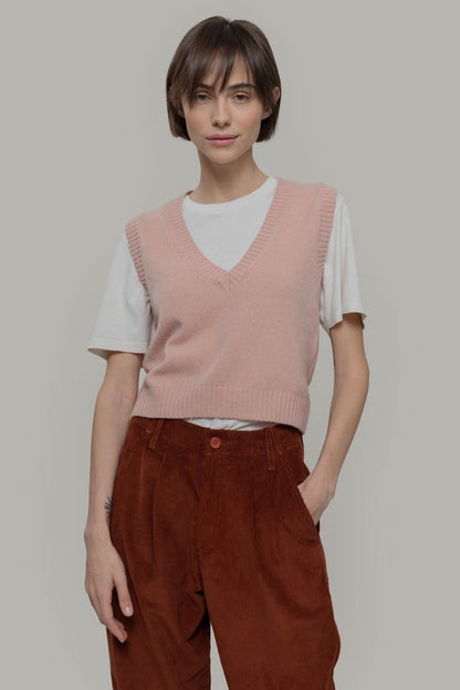 Rifo Pullunder Melania, Wolle (rec.), Pink Quarzo